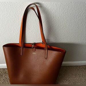 Lauren Ralph Lauren Women’s large Reversible pebbled tote bag
